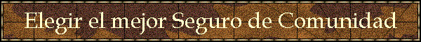 Elegir el mejor Seguro de Comunidad