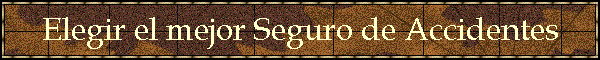 Elegir el mejor Seguro de Accidentes