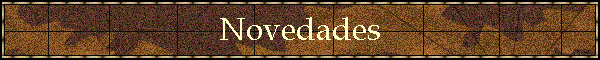 Novedades