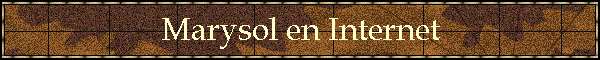 Marysol en Internet