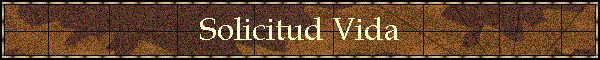 Solicitud Vida